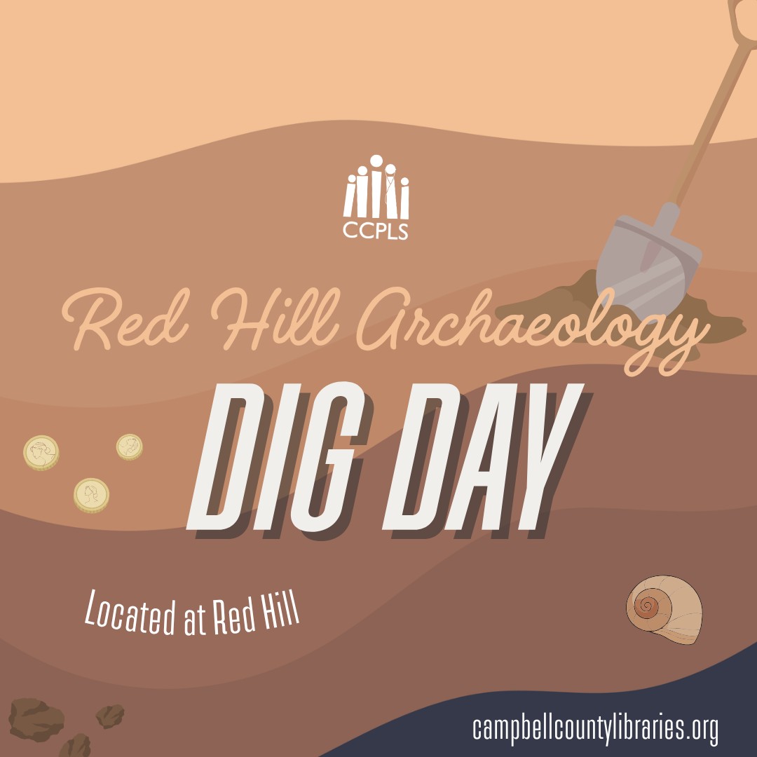 graphic for Red Hill Archaeology Dig Day July 10 2026