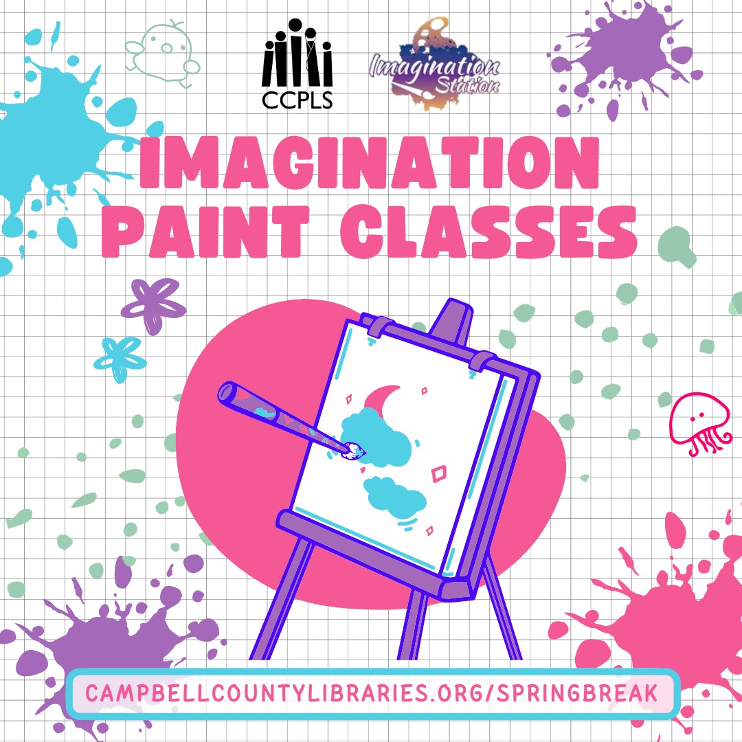 graphic for Imagination Paint Classes April 7 and April 10 2026