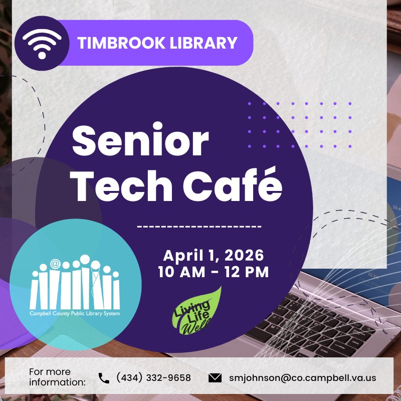 graphic for Senior Tech Cafe April 1 2026
