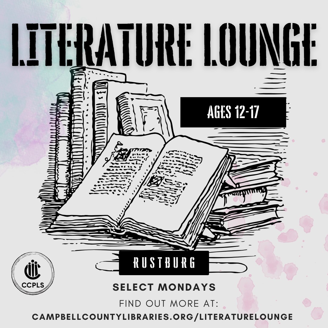 graphic for Literature Lounge fall 2026