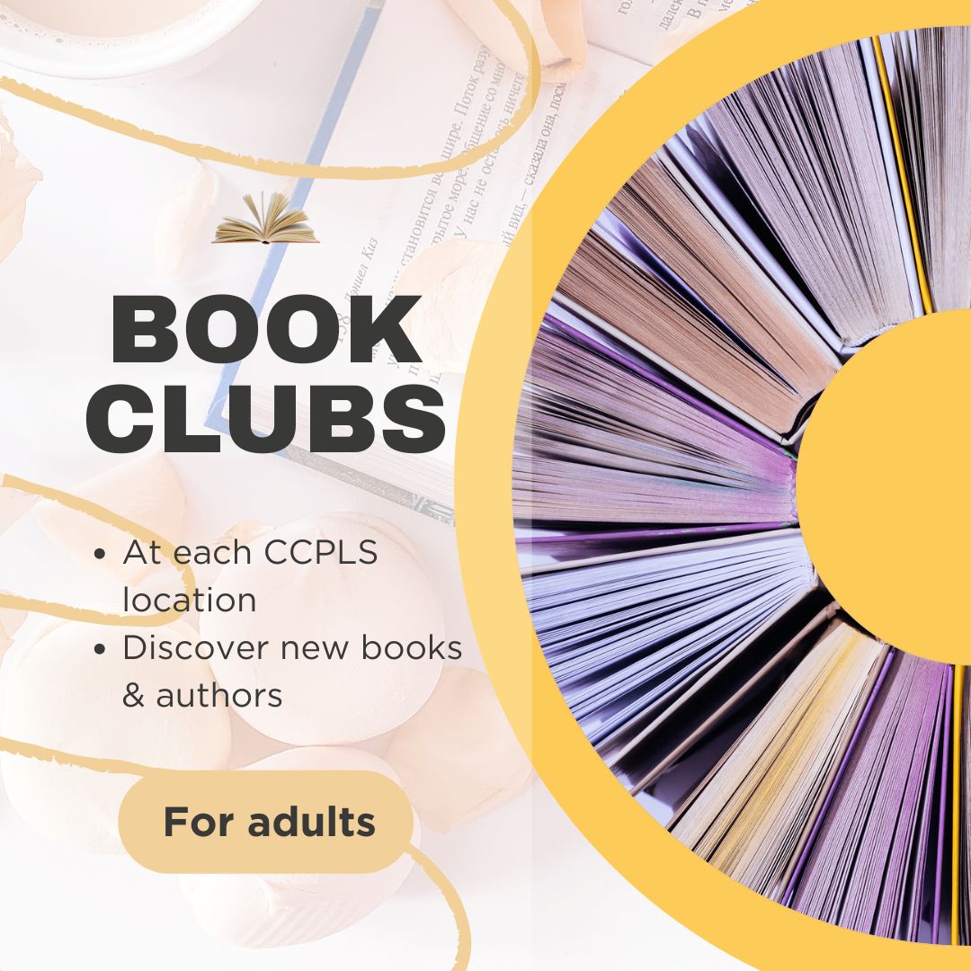 graphic announcing availability of book clubs