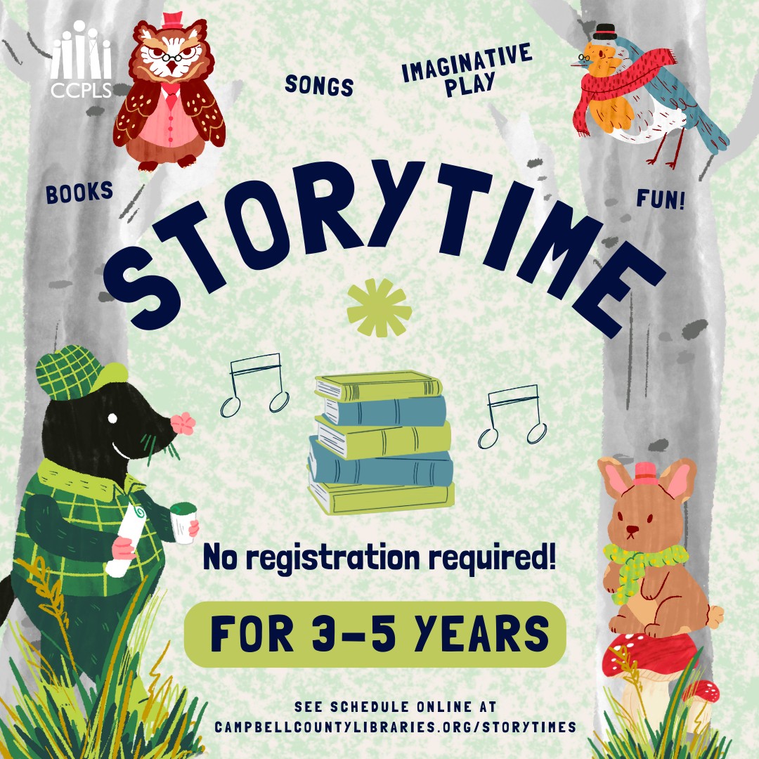 graphic for Storytime winter 2026