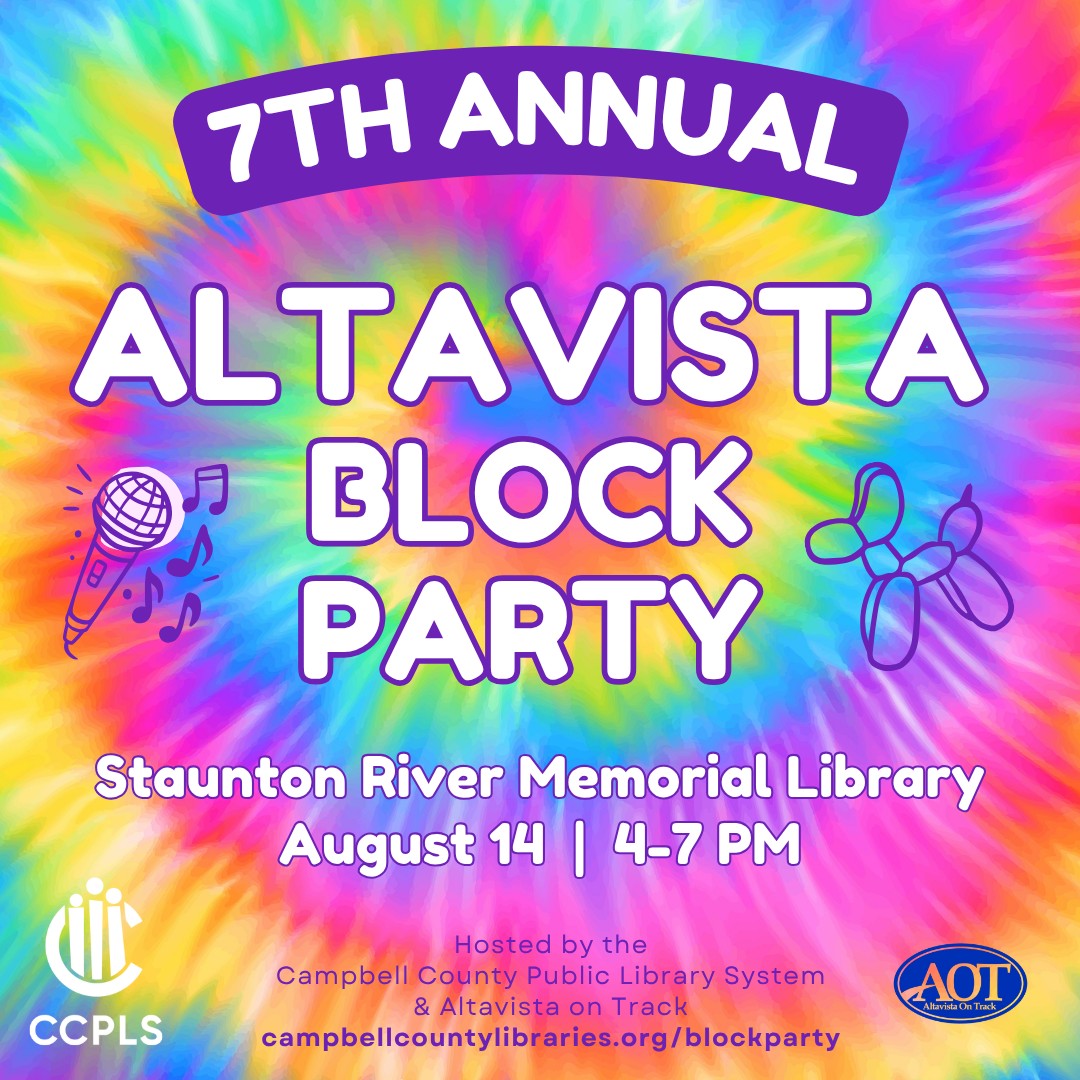 graphic for Altavista Block Party August 14 2026