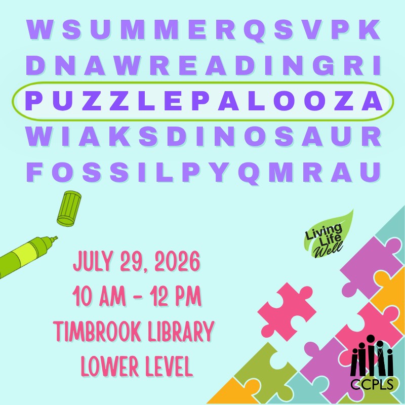 graphic for Puzzlepalooza July 29 2026