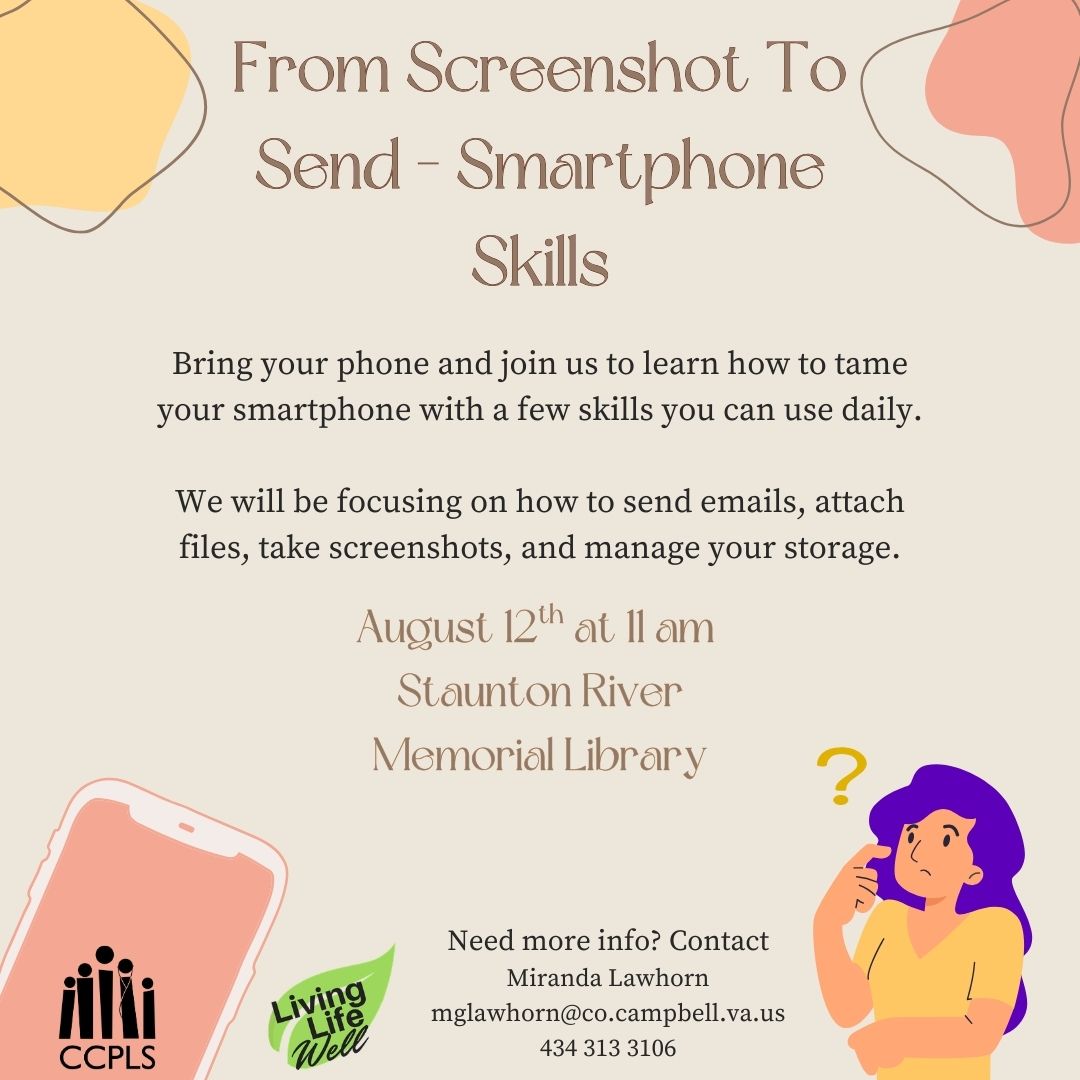 graphic for From Screenshot to Send Smartphone Skills August 12 2026