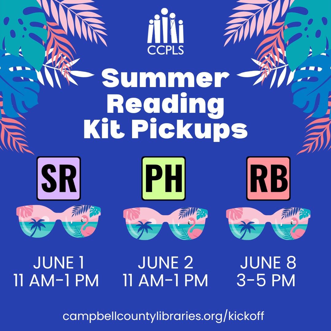 graphic for Summer Reading Kit Pickups 2026