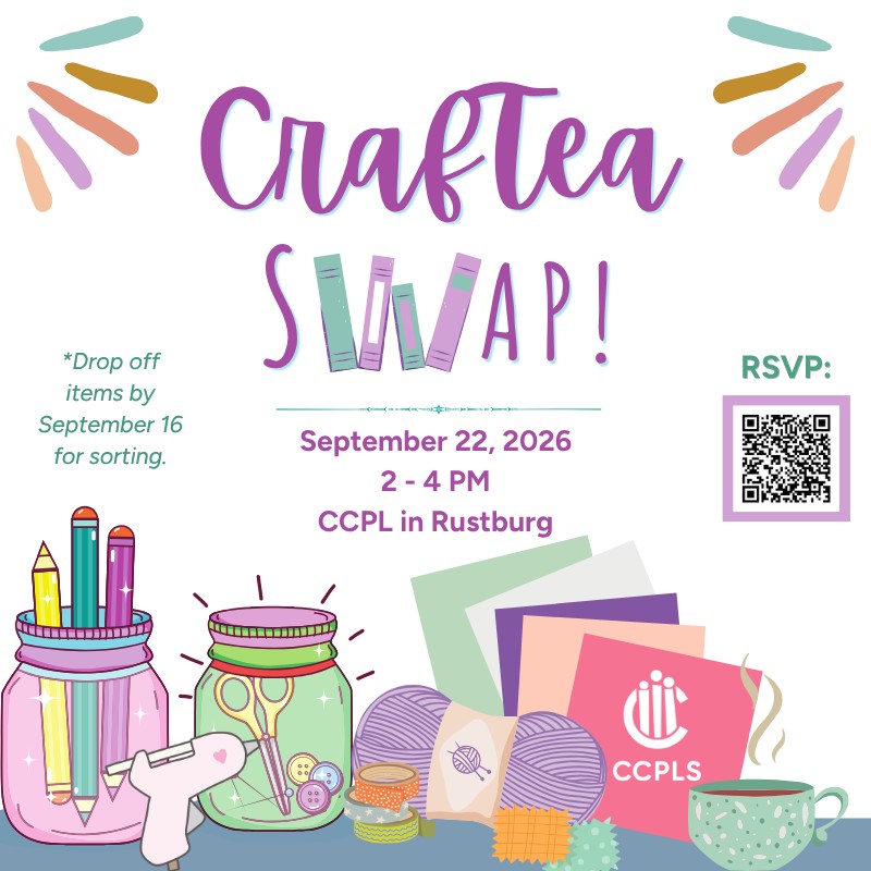 graphic for CrafTea Swap September 22 2026
